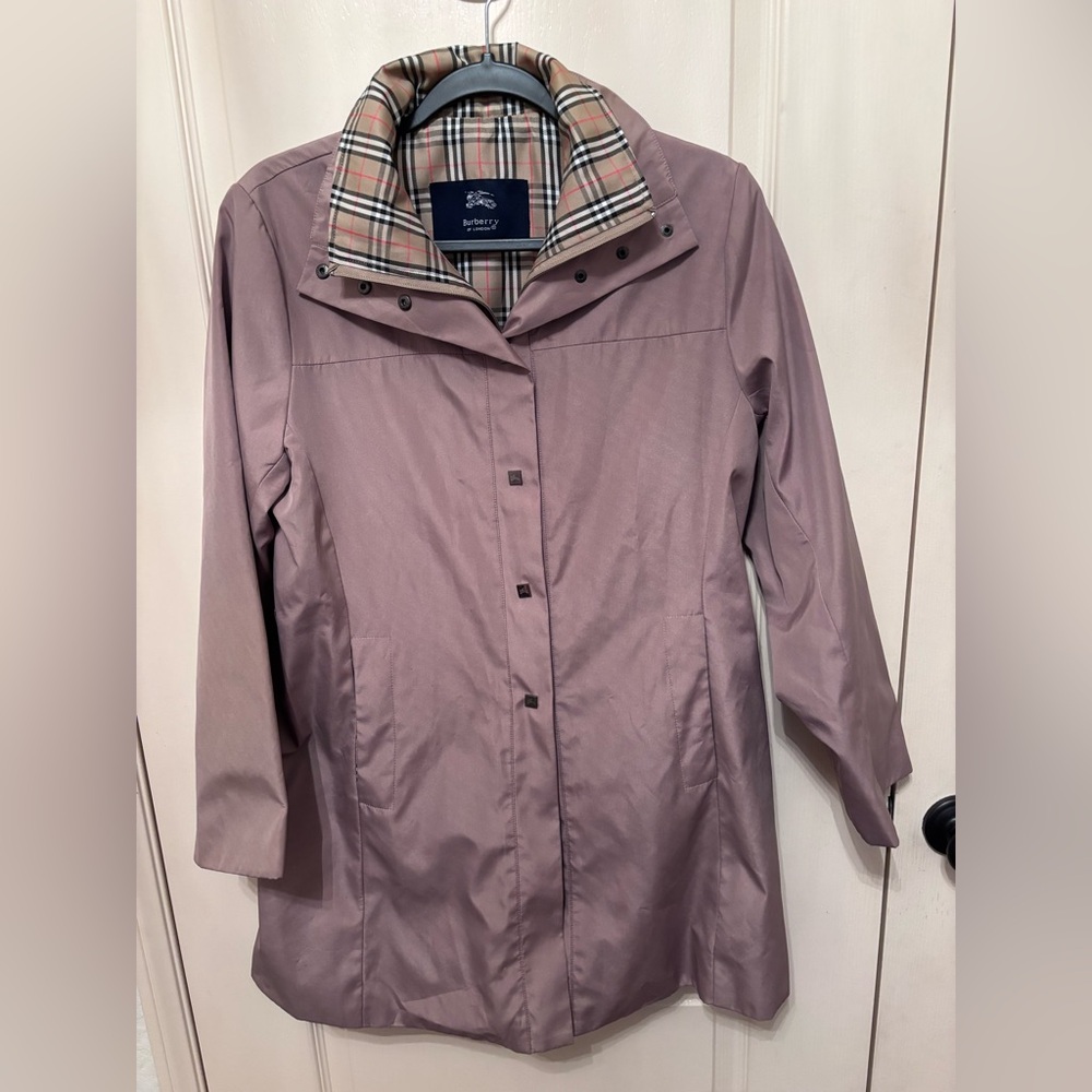 Women'sTrench Coat with Check Lining